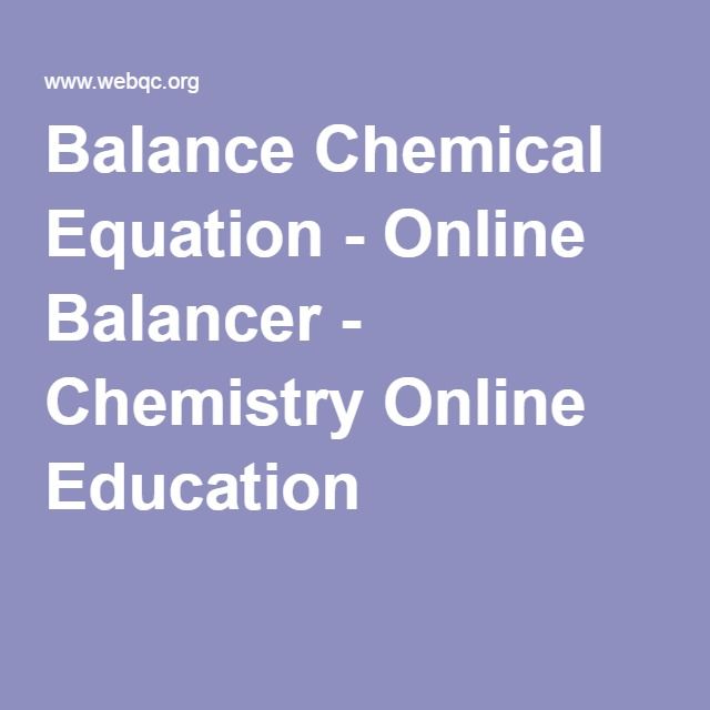 free chemical equation balancer